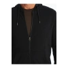 LCWAIKIKI Classic Siyah Kapüşonlu Uzun Kollu Erkek Kalın Fermuarlı Sweatshirt