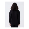 LCW Vision Bisiklet Yaka Baskılı Uzun Kollu Oversize Kadın Sweatshirt