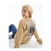 Lcw Bisiklet Yaka Baskılı Uzun Kollu Erkek Çocuk Sweatshirt