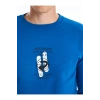 Lcw Bisiklet Yaka Uzun Kollu Baskılı Erkek Sweatshirt
