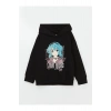 LCW Kids Kapüşonlu Baskılı Kız Çocuk Sweatshirt (W4)