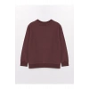 Lcwk Bisiklet Yaka Baskılı Uzun Kollu Erkek Çocuk Sweatshirt