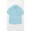 Basic Kısa Kollu Poplin Erkek Çocuk Gömlek