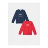 LCW Bisiklet Yaka Erkek Çocuk Sweatshirt 2li