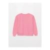 LCW Kids Bisiklet Yaka Baskılı Uzun Kollu Kız Çocuk Sweatshirt