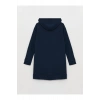 Kapüşonlu Baskılı Uzun Kollu Kadın Sweat Elbise
