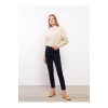 Basic Slim Fit Düz Kadın Jean Pantolon
