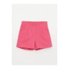 Beli Lastikli Basic Kız Bebek Şort