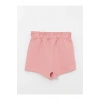 Beli Lastikli Basic Kız Bebek Şort