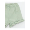 Beli Lastikli Basic Kız Bebek Şort (S4)