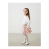 Beli Lastikli Çiçekli Kız Çocuk Etek (S5)