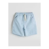 Beli Lastikli Çizgili Erkek Çocuk Şort