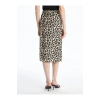 Beli Lastikli Leopar Desenli Etek