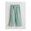 Beli Lastikli Müslin Kız Çocuk Pantolon (S5)
