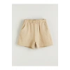 Beli Lastikli Müslin Kız Çocuk Şort