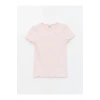 Bisiklet Yaka Basic Kısa Kollu Kız Çocuk Tişört