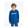 Bisiklet Yaka Erkek Çocuk Sweatshirt