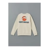 Bisiklet Yaka Erkek Çocuk Sweatshirt