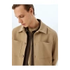 Cep Detaylı Bej Erkek Ceket 5skt30005hw