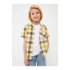 Ekose Kısa Kollu Erkek Çocuk Gömlek