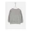 Erkek Bebek Gri Melanj D5P Sweatshirt