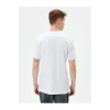 Erkek T-shirt 4sam10085hk Beyaz