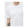 Erkek T-shirt 4sam10085hk Beyaz
