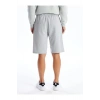 Gri Standart Kalıp Pike Erkek Şort