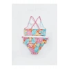 Hızlı Kuruyan Baskılı Kız Çocuk Bikini