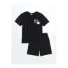 Japan Baskılı Erkek Çocuk Tişört Ve Şort 2li Takım