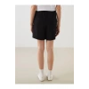 KOOR Siyah Beli Lastikli Kadın Şort Etek