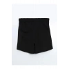 KOOR Siyah Beli Lastikli Kadın Şort Etek
