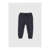 LCW baby Antrasit Kız Bebek Jogger Pantolon