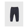 LCW baby Antrasit Kız Bebek Jogger Pantolon
