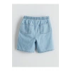 LCW baby Beli Lastikli Basic Erkek Bebek Jean Şort