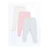 Lcw Baby Ekru Baskılı Beli Lastikli Kız Bebek Pantolon 3lü Daymark