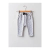LCW baby Gri Desenli Kız Bebek Pantolon