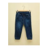 LCW baby İndigo Beli Lastikli Basic Erkek Bebek Jogger Jean Pantolon