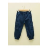 Lcw Baby İndigo Beli Lastikli Basic Erkek Bebek Jogger Jean Pantolon