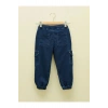 Lcw Baby İndigo Beli Lastikli Basic Erkek Bebek Jogger Jean Pantolon