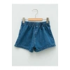 LCW baby Indigo Nakışlı Kız Bebek Jean Şort