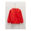 LCW baby Kırmızı Bisiklet Yaka Uzun Kollu Erkek Bebek Sweatshirt 2li