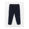 LCW baby Lacivert Beli Lastikli Basic Kadife Erkek Bebek Pantolon