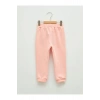 LCW baby Pembe Beli Lastikli Basic Kız Bebek Jogger Eşofman Alt
