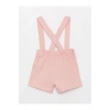 LCW baby Pembe Beli Lastikli Kız Bebek Şort