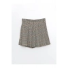 Lcw Beli Lastikli Kazayağı Desenli Kız Çocuk Şort Etek