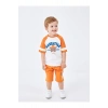 Lcw Bisiklet Yaka Baskılı Erkek Bebek Tişört Ve Şort 2li Takım