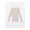 LCW Bisiklet Yaka Çizgili Kadın Body