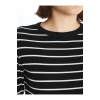 LCW Bisiklet Yaka Çizgili Kadın Body