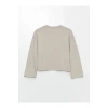 LCW Bisiklet Yaka Düz Oversize Kadın Sweatshirt